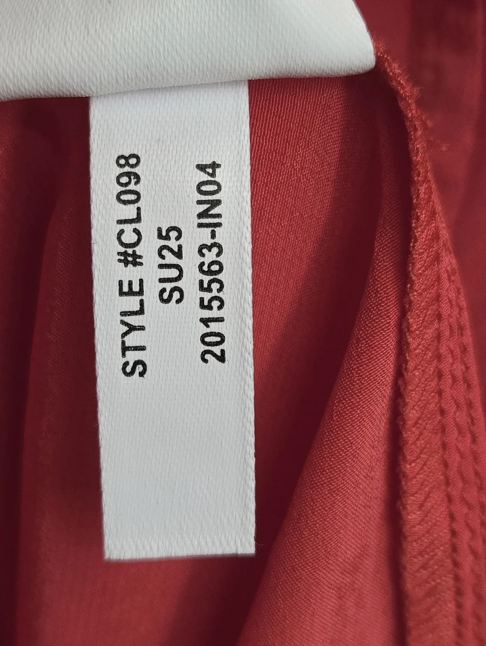 J. Crew Dress Smocked Vibrant‎ Red V Neck